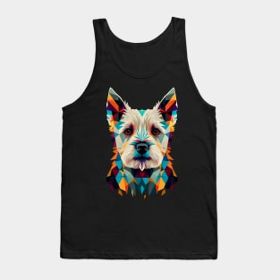 Low Poly Dog Tank Top